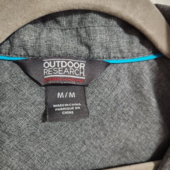 Outdoor Research Gray Button Up Shirt Size Medium - Picture 3 of 6